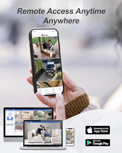 Swann 12MP Home Security Camera System + Accessories