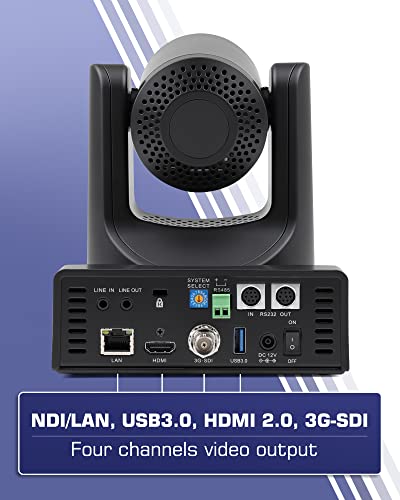 AI Auto Tracking PTZ Camera Kit + Controller