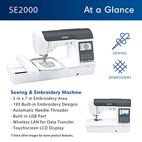 Brother SE2000 Sewing & Embroidery Machine VIP Shop