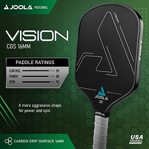 JOOLA Vision Pickleball Paddle - Enhanced Spin & Control