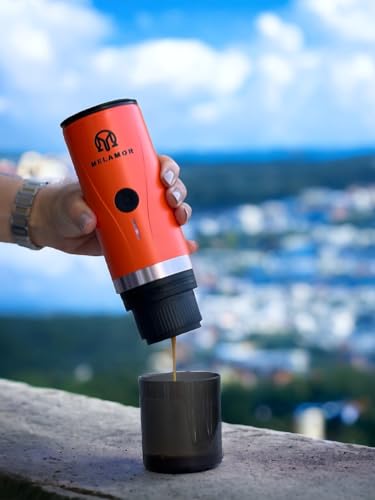 MELAMOR Portable Espresso Maker - Self-Heating - 20 Bar