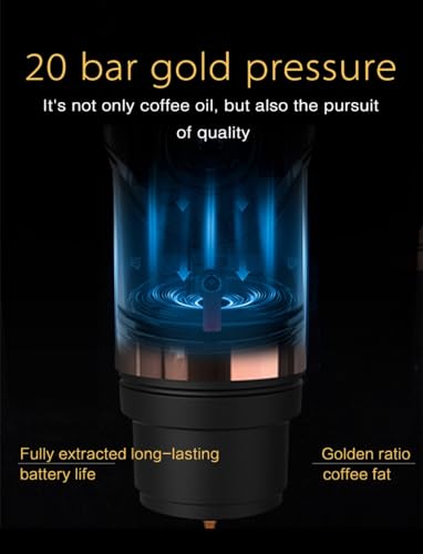 MELAMOR Portable Espresso Maker - Self-Heating - 20 Bar