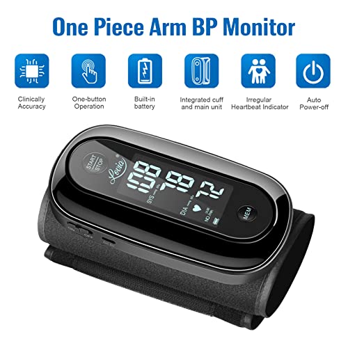 Upper Arm Blood Pressure Monitor with Portable Design