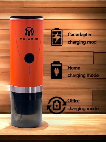 MELAMOR Portable Espresso Maker - Self-Heating - 20 Bar