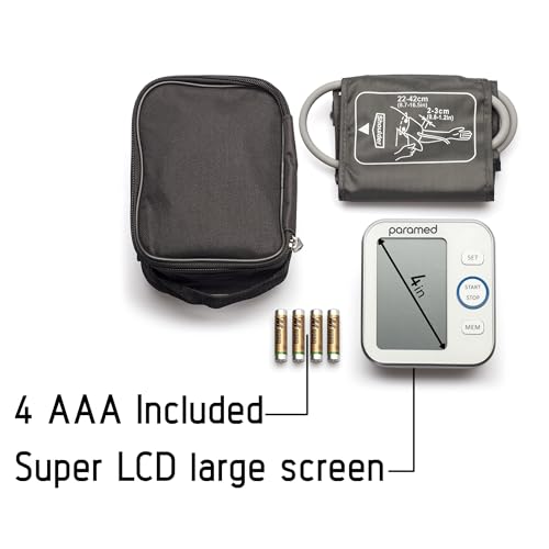Paramed Blood Pressure Monitor with Large LCD Display