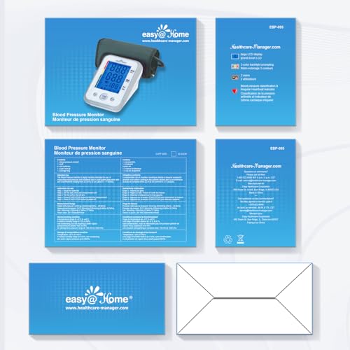 Easy@Home Blood Pressure Monitor with Large Cuff - EBP-095L