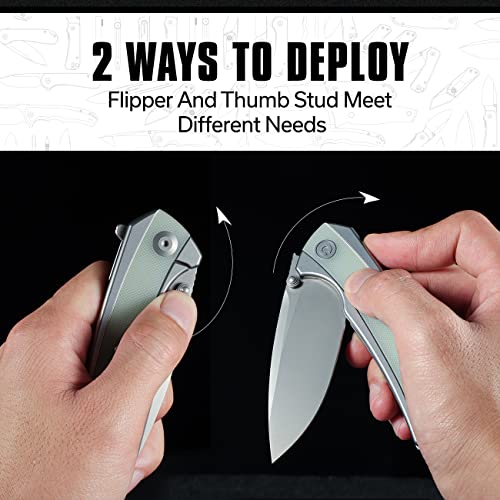 CIVIVI Teraxe EDC Folding Pocket Knife, Nitro-V Blade