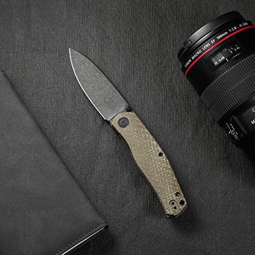 CIVIVI Sokoke Folding Knife with Micarta Handle