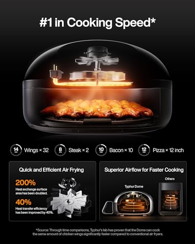 Typhur Dome Air Fryer: Fast, Smart, Spacious