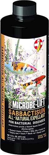 16oz MICROBE-LIFT Sabbactisun Pond Fish Disease Expellant