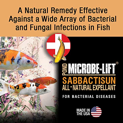 16oz MICROBE-LIFT Sabbactisun Pond Fish Disease Expellant