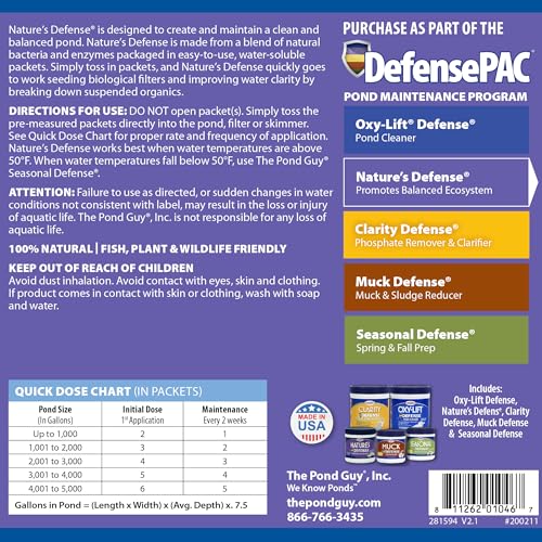 Pond Guy Nature's Defense Beneficial Bacteria Treatment (24pk)