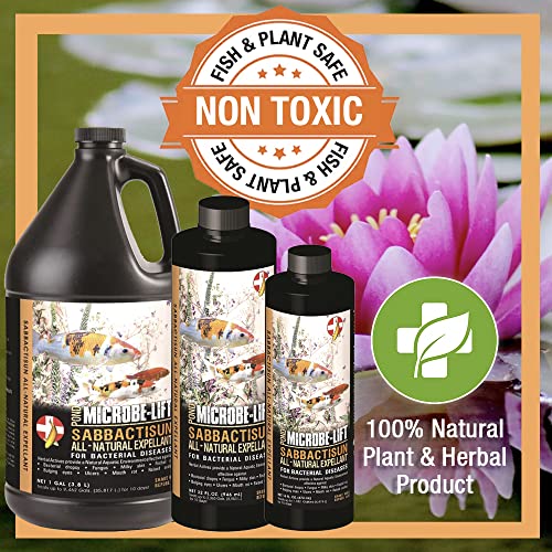 16oz MICROBE-LIFT Sabbactisun Pond Fish Disease Expellant