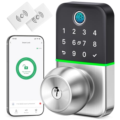 Kucacci Smart Keyless Entry Door Lock with Knob