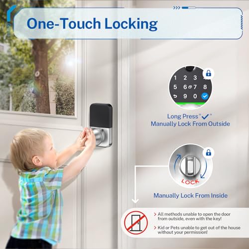 Kucacci Smart Keyless Entry Door Lock with Knob