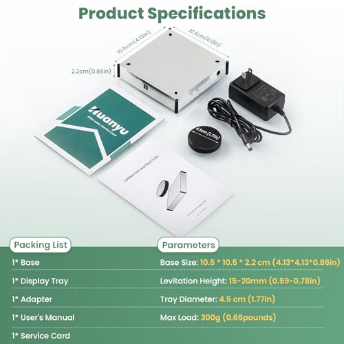 Huanyu Magnetic Levitation Display Platform with LED Lights