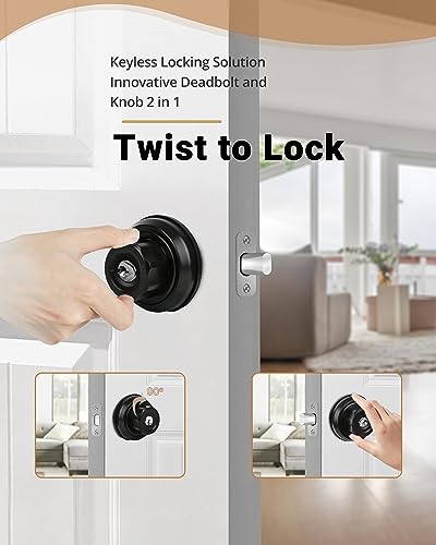EASILOK Deadbolt Lock Set - Keyless High Security