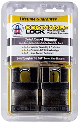 Commando Lock 4-Pack: High Security Tactical Padlocks