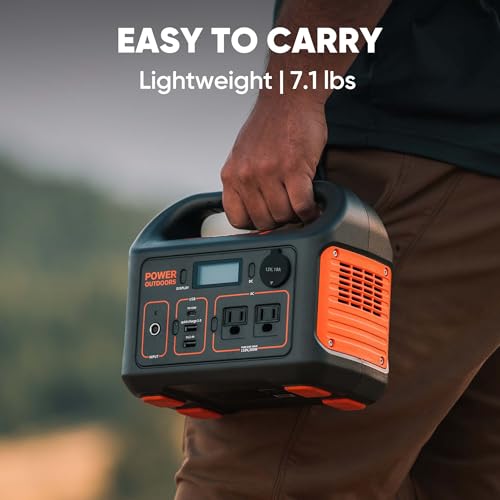 Jackery Portable Power Station Explorer 300, 293Wh Backup Battery, Solar Generator (Solar Panel Not Included) for RV Outdoors Camping Hunting Blackout(Renewed)