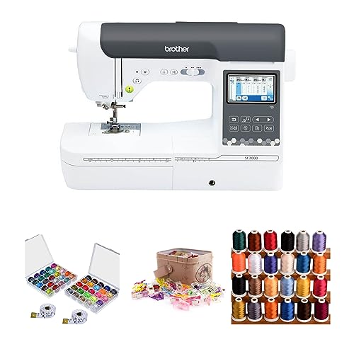 Brother SE2000 Computerized Sewing Machine with Embroidery Bundle