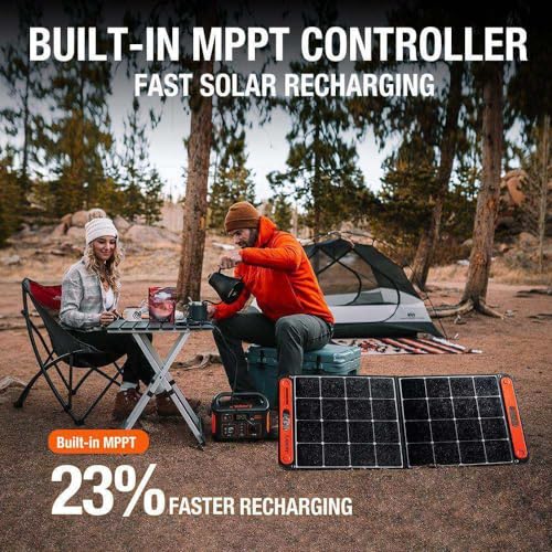 Jackery Portable Power Station Explorer 550, 550 Wh Lithium-ion Battery, 500W Output, Solar Generator for Outdoors Camping Travel (Renewed)