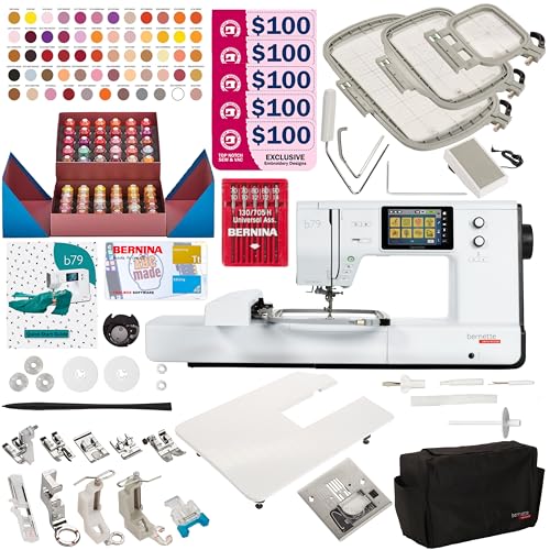 Bernette B79 Sewing & Embroidery Machine - Deluxe Bundle