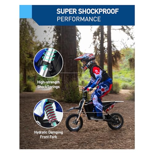 Hiboy DK1 Electric Dirt Bike - 15.5MPH Speed, 13.7 Mile Range