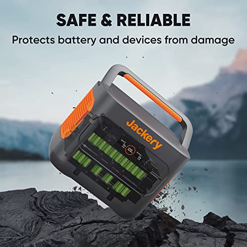 Jackery Solar Generator 2000 PRO 2160Wh Capacity with 1XSolar Panel SolarSaga 200W, 3x2200W AC Outlets, Fast Charging, Ideal for Home Backup, Emergency, RV Outdoor Camping