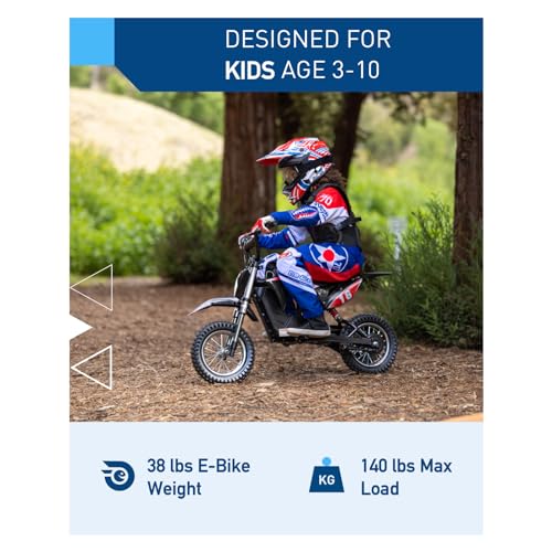 Hiboy DK1 Electric Dirt Bike - 15.5MPH Speed, 13.7 Mile Range