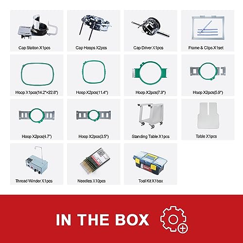 BAi MirrorM22 Hat Embroidery Machine with 15 Needles