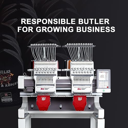BAi VisionV22-2 Dual Head Multi-Needle Embroidery Machine