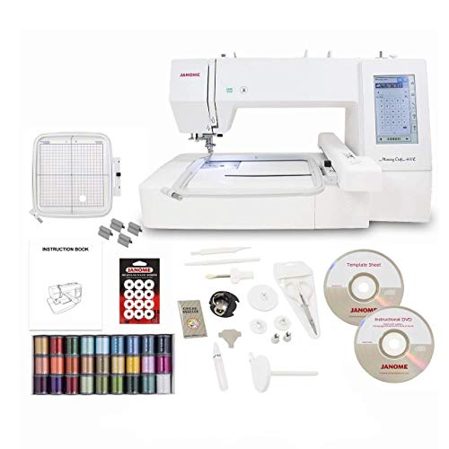 Janome Memory Craft 400E Embroidery Machine VIP Bundle