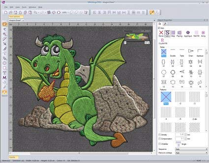 DRAWings PRO XII 12 Embroidery Digitizing Software Compatible