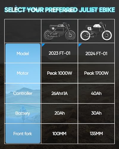 FT-01 Electric Bike for Adults 30/36MPH, Long Range, Removable Battery