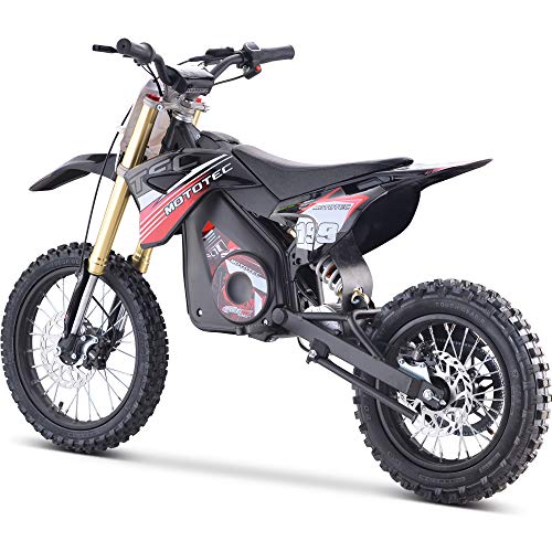 MotoTec 48v Pro Electric Dirt Bike Red