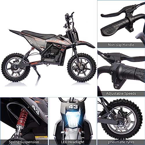 Black 36V Electric Dirt Bike for Kids VIP Shopper