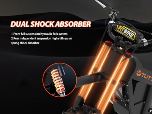 2000W Electric Motorcycle for Teens-Adults, 37MPH Off-Road