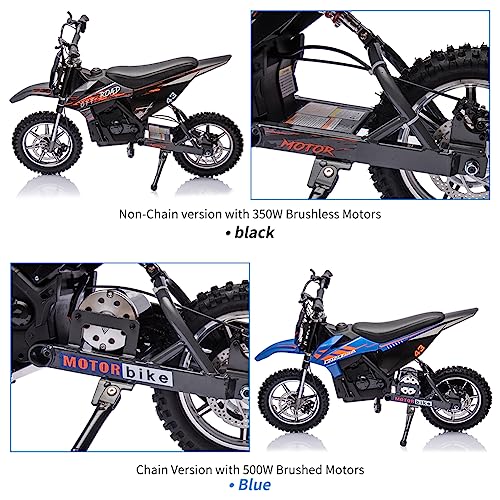 Black 36V Electric Dirt Bike for Kids VIP Shopper