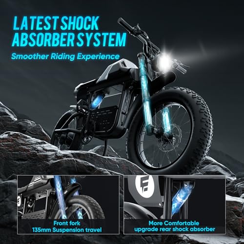FT-01 Electric Bike for Adults 30/36MPH, Long Range, Removable Battery
