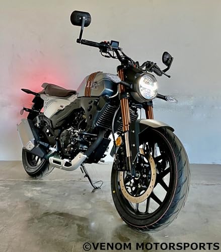 Lifan KPM 200 Blue Cafe Racer Motorcycle