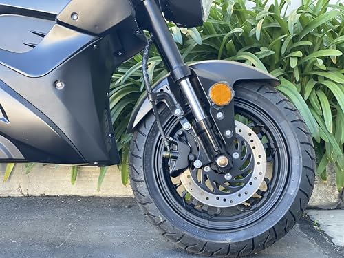 BELMONTE BIKES Venom E-Vader 2000W 72V Electric VIP Street Legal Motorcycle