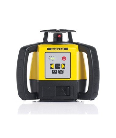 Leica Rugby 640 Rotary Laser Level with Rod Eye