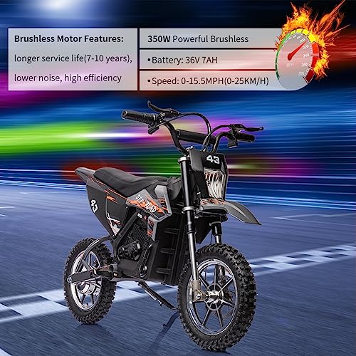 Black 36V Electric Dirt Bike for Kids VIP Shopper