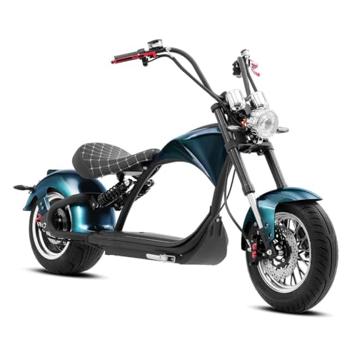 eAhora M1P Electric Motorcycle: 2000W, 37mph, 40+ Miles