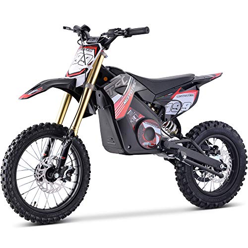 MotoTec 48v Pro Electric Dirt Bike Red