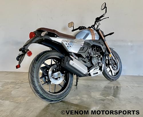Lifan KPM 200 Blue Cafe Racer Motorcycle