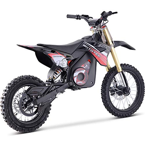 MotoTec 48v Pro Electric Dirt Bike Red