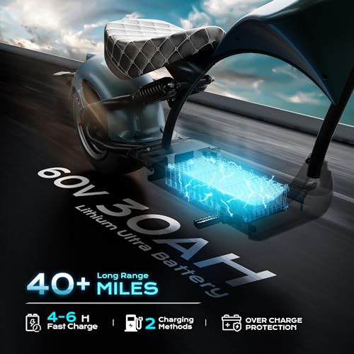 eAhora M1P Electric Motorcycle: 2000W, 37mph, 40+ Miles