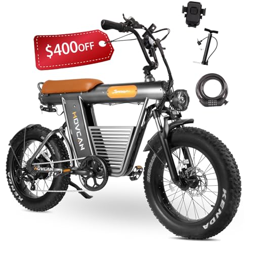 Movcan V50 Electric Bike: 2000W, 35MPH, 70 Miles