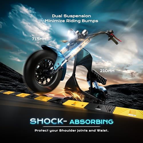eAhora M1P Electric Motorcycle: 2000W, 37mph, 40+ Miles